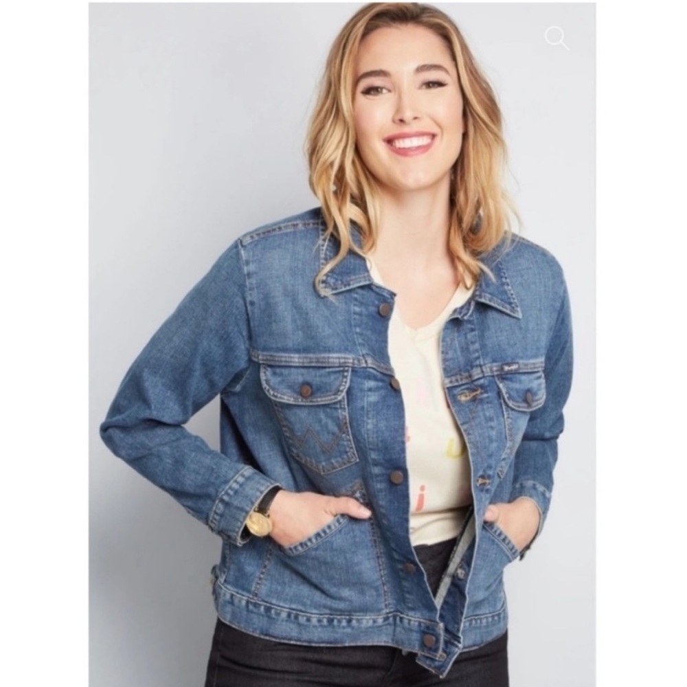 NWT Wrangler x Modcloth Dependable Denim Jacket - Picture 3 of 16